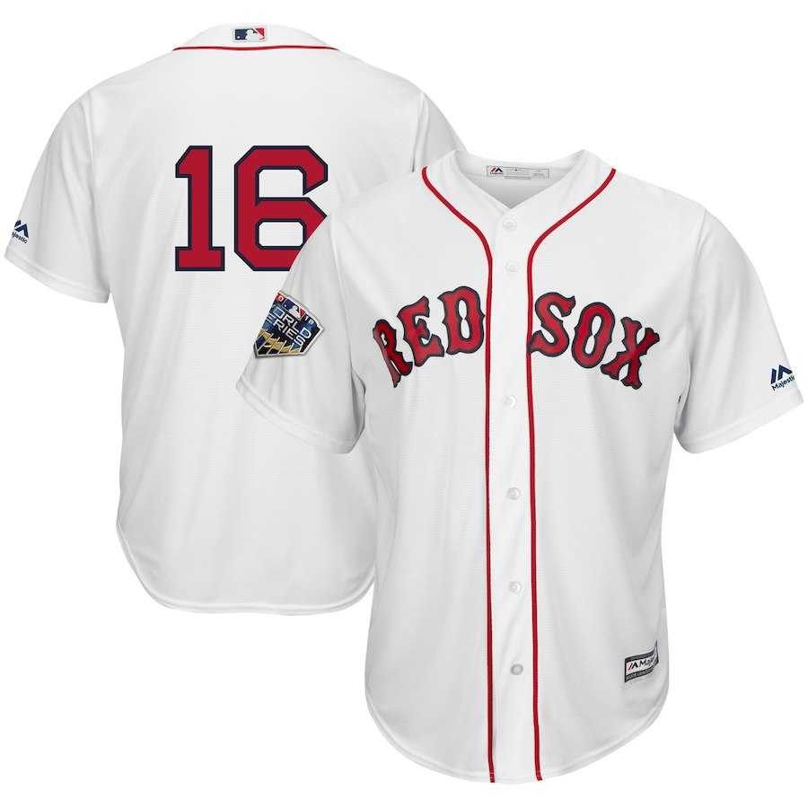 Red Sox 16 Andrew Benintendi White 2018 World Series Cool Base Player Number Jersey Dzhi,We sell and wholesale Red Sox 16 Andrew Benintendi White 2018 World Series Cool Base Player Number Jersey Dzhi on line form chian!